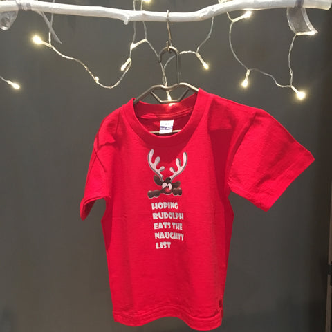 Christmas Rudolph Reindeer Toddler T-shirt