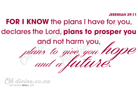 Hope & Future Wall Decal