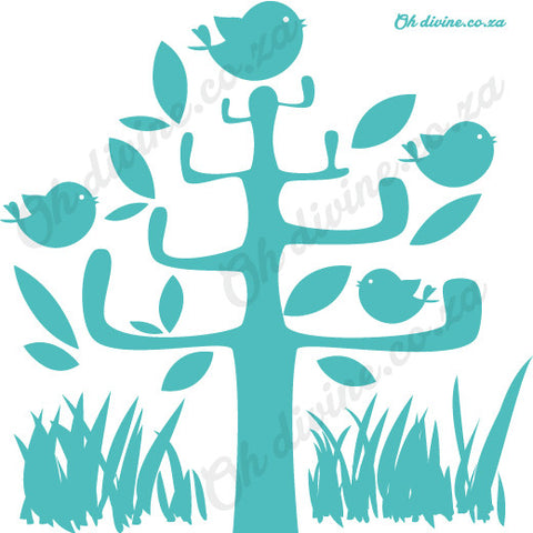 Forest Animals - Birds in a tree