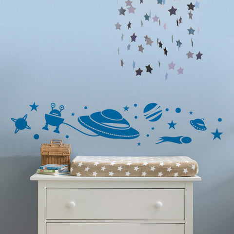 Set B - Space wall decal