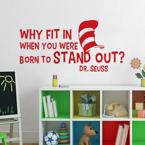 Dr. Seuss Big Wall Decal