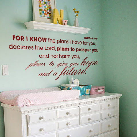 Hope & Future Wall Decal