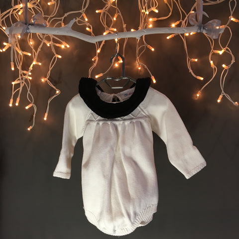Toddler Girl's Knitted Vintage 100% Cotton Bodysuit