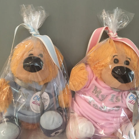 My 1st Teddy Bear Gift in Pink or Blue
